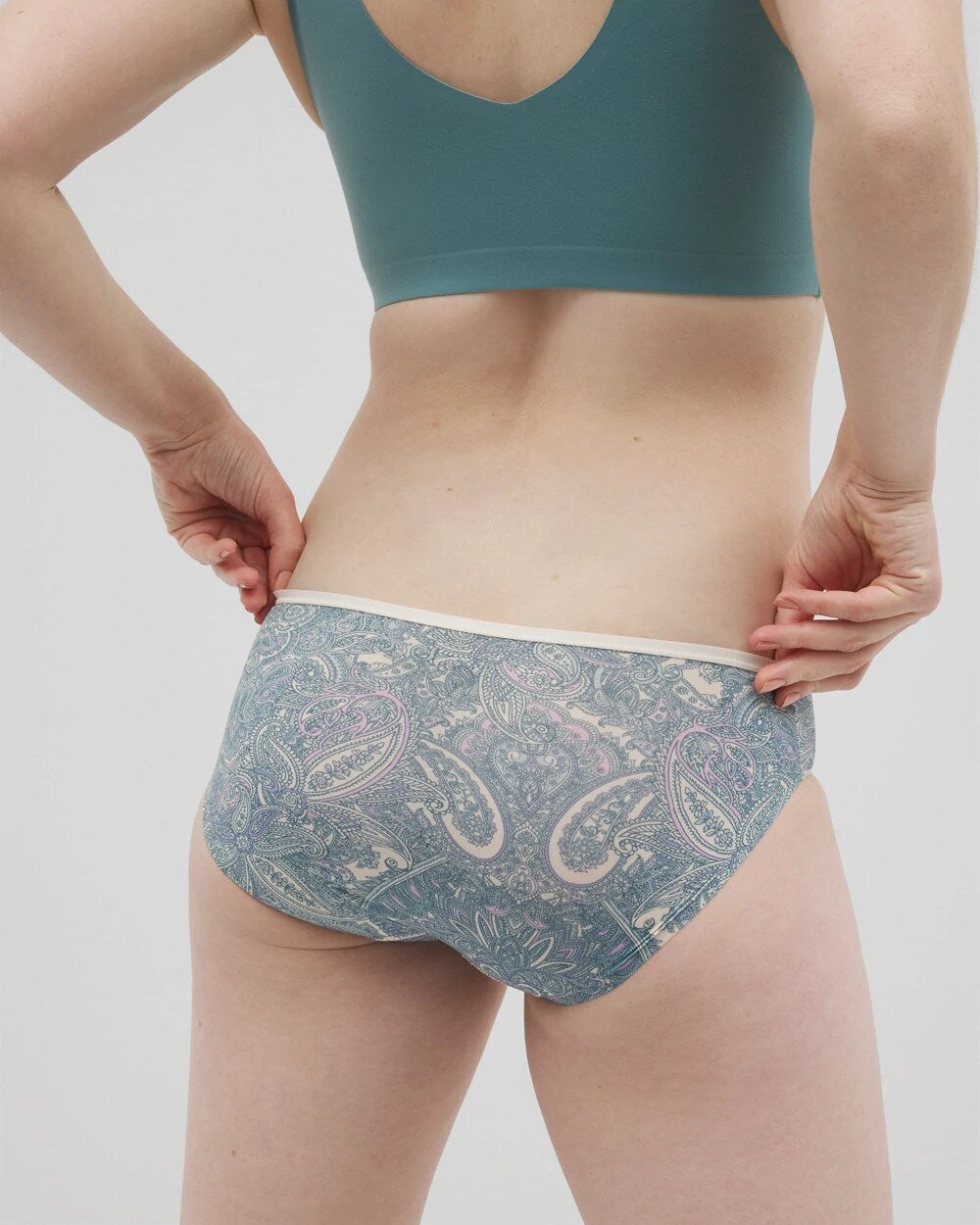 GLOBAL PAISLEY M CHAMP - Edge Hipster Panty | Soma