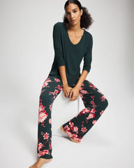 GREEN JOLIE - Classic Long Sleeve Pajama Top | Soma