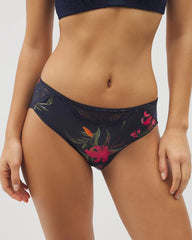 LE TIGRE FLORA MINI NAVY - Embraceable Hipster Panty Crochet Lace | Soma