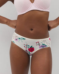 RHAPSODY FLORA M SUGAR - Hipster Panty with Enchanting Lace | Soma