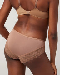 WARM SIENNA - Hipster Panty with Enchanting Lace | Soma