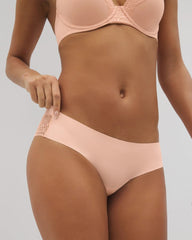 PEACH PARFAIT - Geo Lace Back Cheeky Panty | Soma