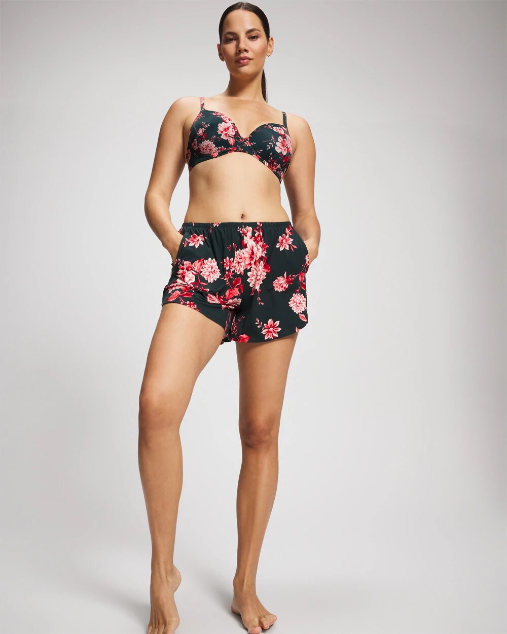 COTTAGE FLORAL GREEN - Pajama Short | Soma