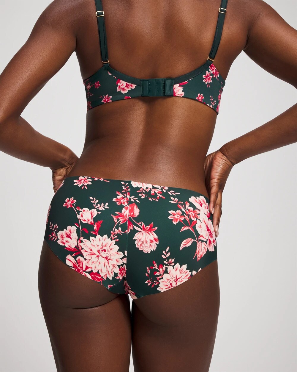 COTTAGE FLORAL MINI GREEN - Hipster Panty | Soma