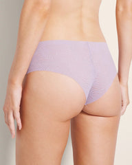 LAVENDER SMOKE - Cheeky Hipster Panty with Lace | Soma