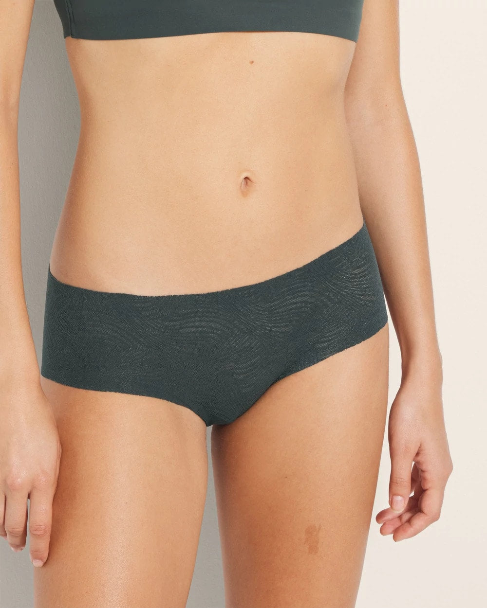 DARK EVERGLADE - Hipster Panty with Lace | Soma