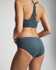 PETROL - Seamless Rib Hipster Panty | Soma