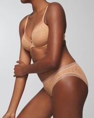 CREME BRULEE - Soma Hipster Panty with Stretch Lace | Soma