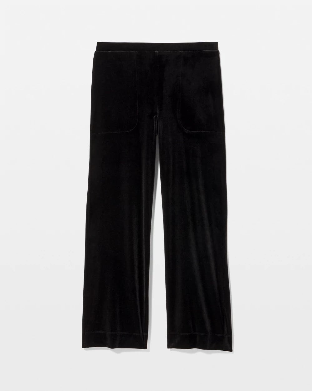 BLACK - Velvet Relaxed Pajama Pant | Soma