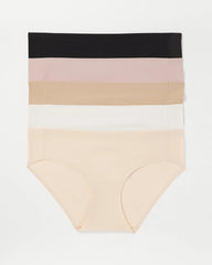 BASIC MULTI PACK - Soft Stretch Hipster Panty 5 Pack | Soma