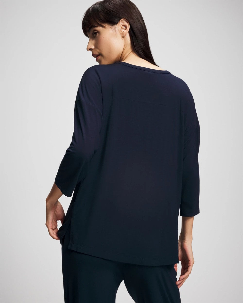 NIGHTFALL NAVY - Button-Up Pajama Top | Soma