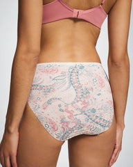 REGAL PAISLEY CHAMP MINI - Edge High-Leg Panty with Lace | Soma