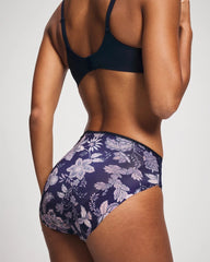PAISLEY SPLENDOR MINI NA - Edge High-Leg Panty with Lace | Soma