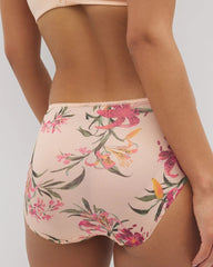 LE TIGRE FLORA MINI PEACH - Edge High-Leg Panty with Lace | Soma