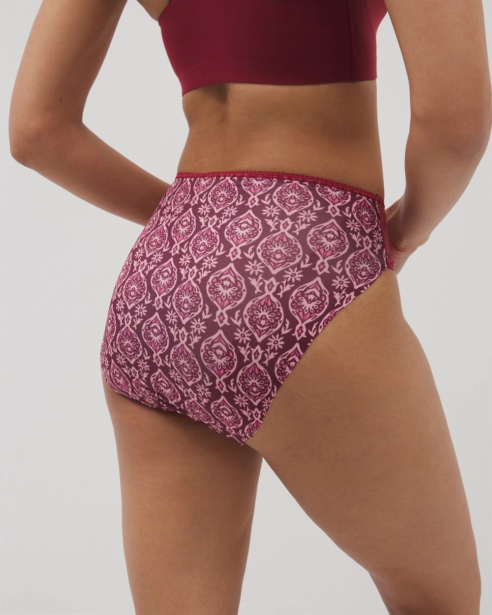 PLENTIFUL PIECES KISS - Edge High-Leg Panty with Lace | Soma