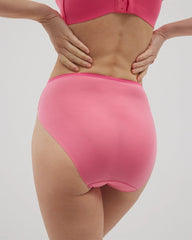 CAMELLIA ROSE - Edge High-Leg Panty with Lace | Soma