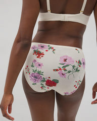 RHAPSODY FLORA M SUGAR - Edge High-Leg Panty with Lace | Soma