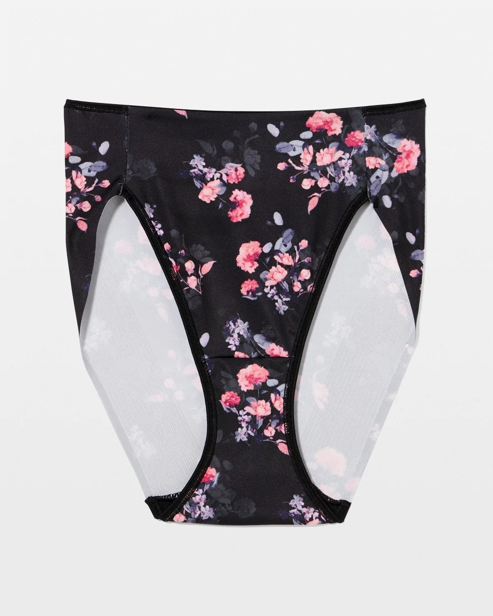 FLORAL DREAMS BLACK MINI - High-Leg Brief Panty | Soma
