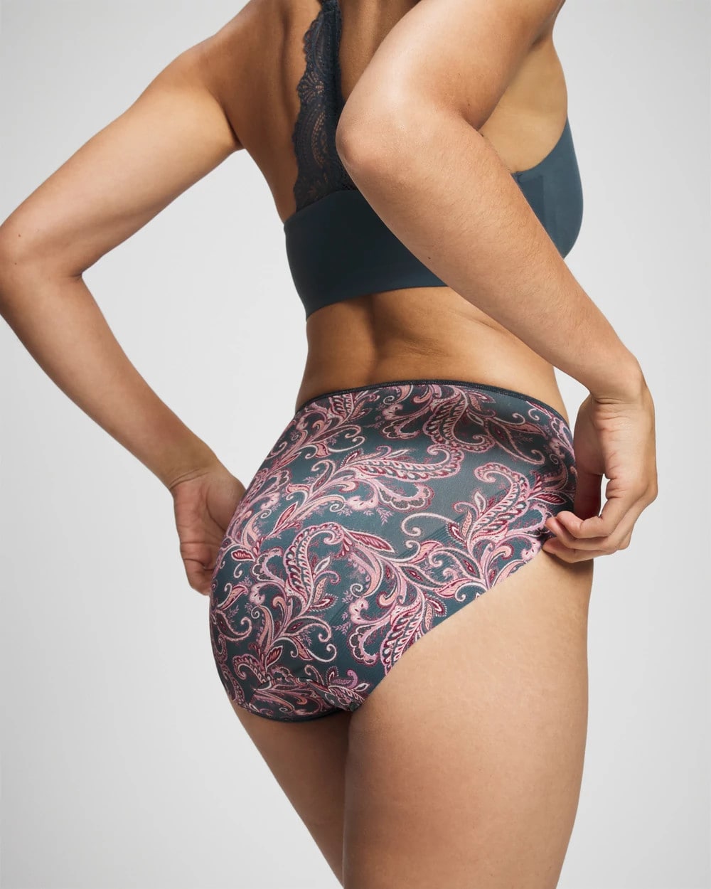 IMPERIAL PAISLEY M PET - High-Leg Brief Panty | Soma