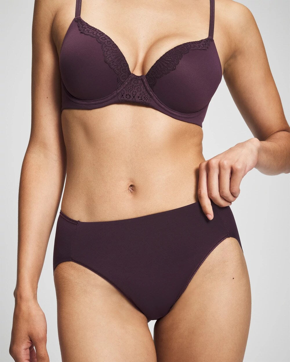 PLUM PERFECT - High-Leg Brief Panty | Soma