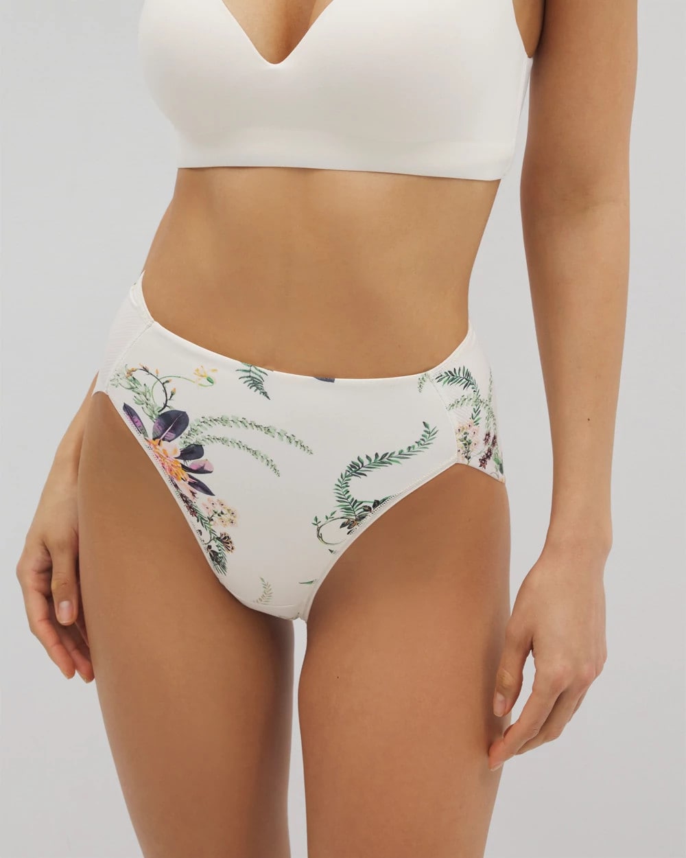 PARADISE PLUMES D M CHAMP - High-Leg Brief Panty | Soma