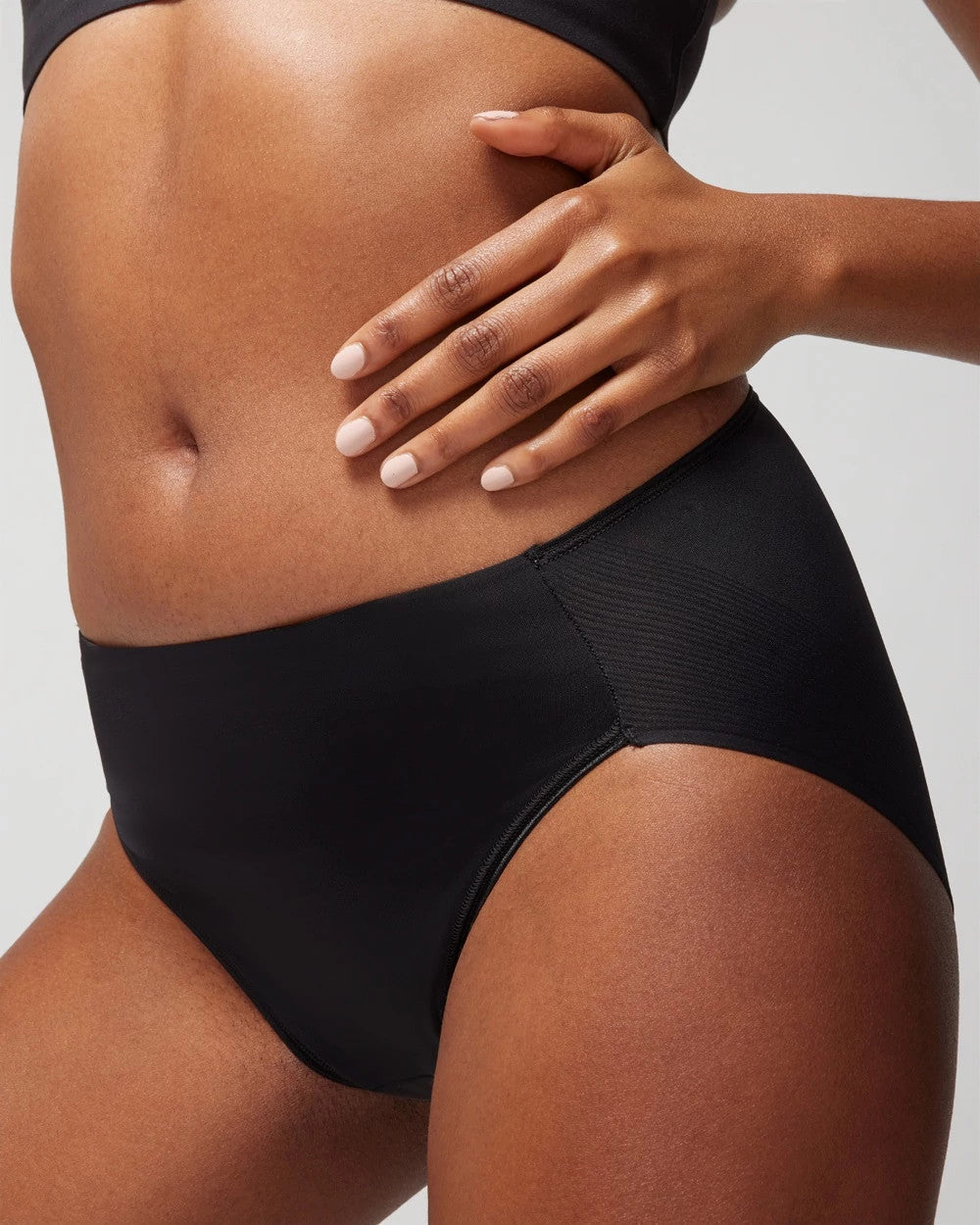 BLACK - High-Leg Brief Panty | Soma