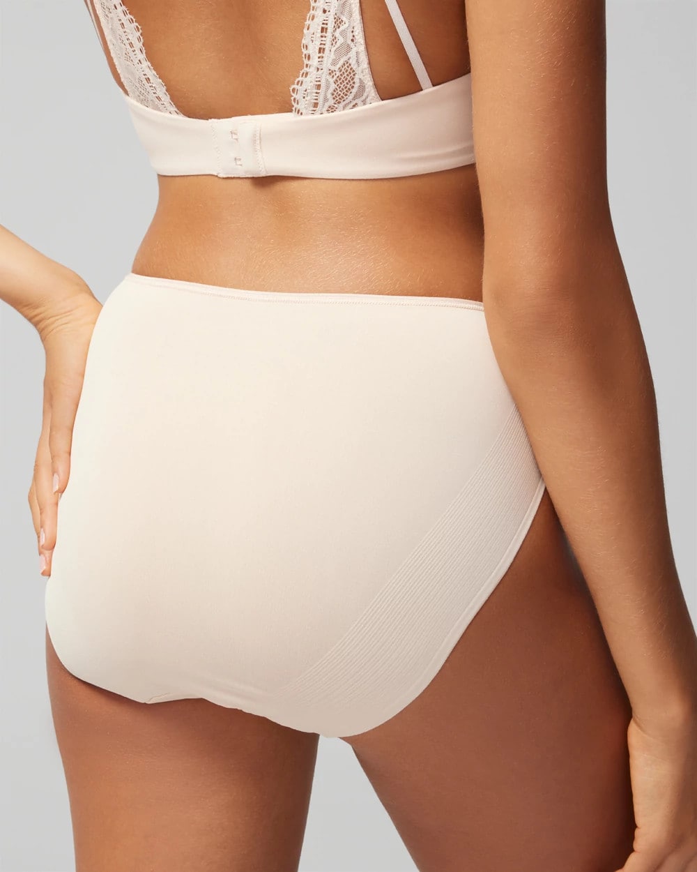 PALE SAND - High-Leg Brief Panty | Soma