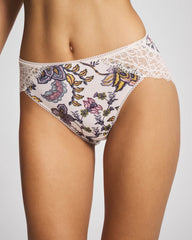 PAISLEY SPLENDOR M CHAMP - High-Leg Panty with Enchanting Lace | Soma