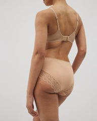 WARM AMBER - High-Leg Panty with Enchanting Lace | Soma