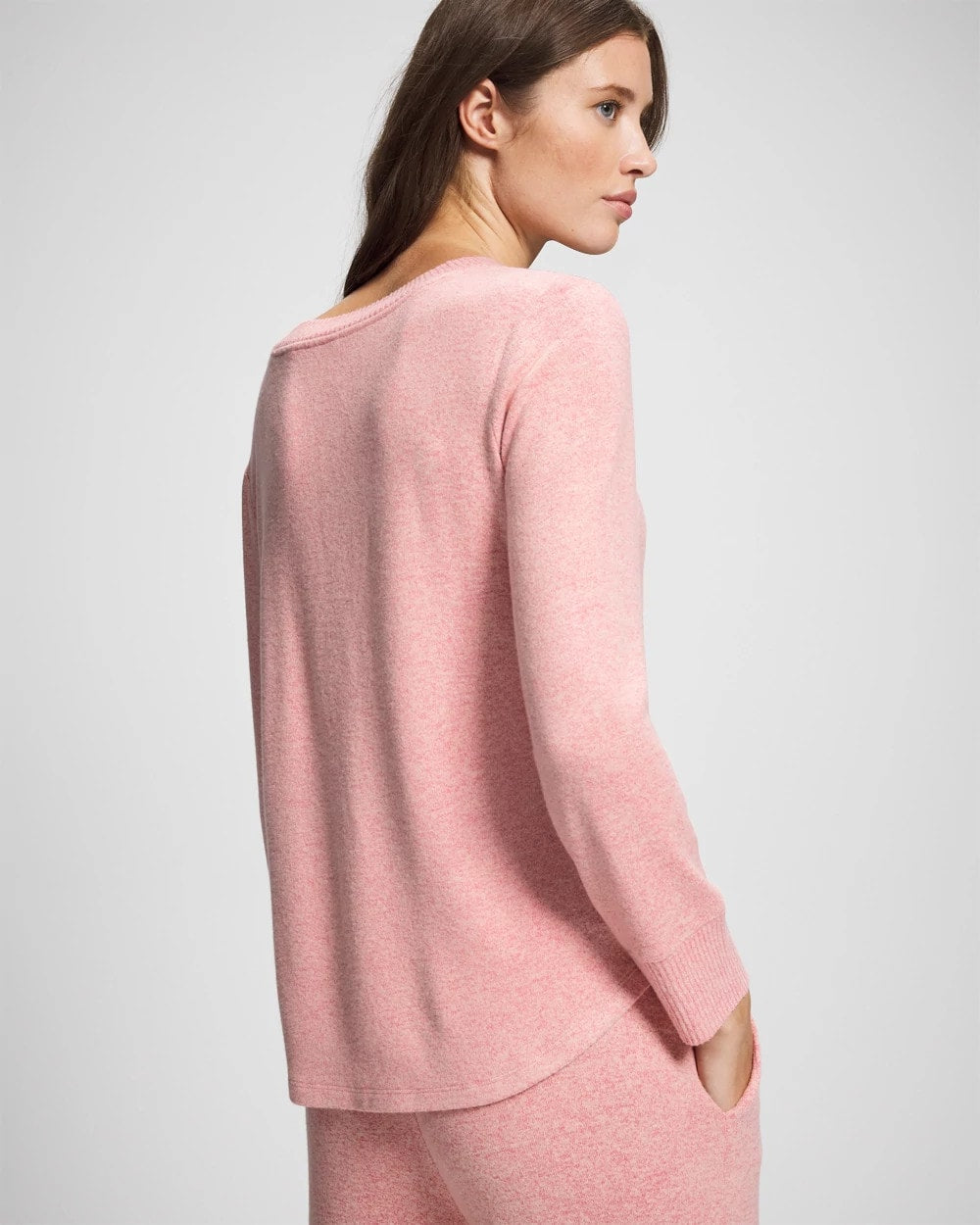 CAMEO PINK/DUSTY ROSE - Long Sleeve Pajama Tee | Soma