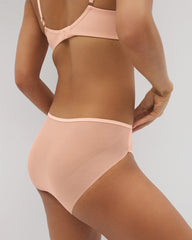 PEACH PARFAIT - Mesh Back High-Leg Panty | Soma