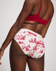 ENCHANTED TOILE CHAMPAGNE - Cotton High-Leg Panty | Soma