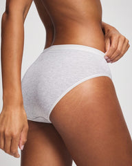 HEATHER OPAL GRAY - Cotton High-Leg Panty | Soma