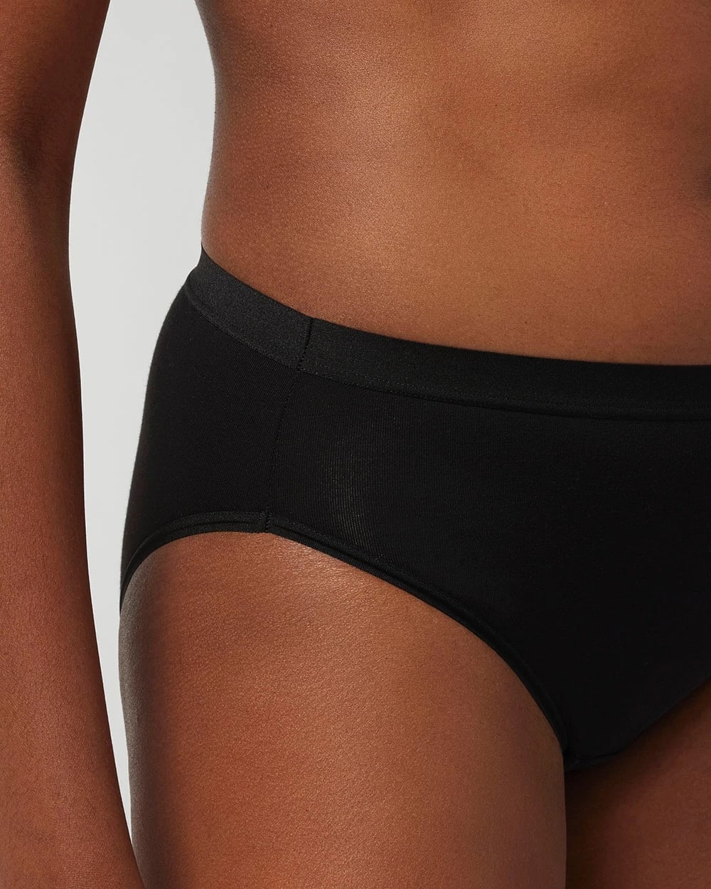 BLACK - Cotton High-Leg Panty | Soma
