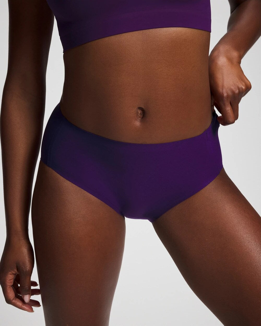 MAJESTIC PURPLE - Soft Stretch High Leg Panty | Soma