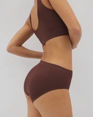 MOCHA - Seamless Rib High-Leg Panty | Soma