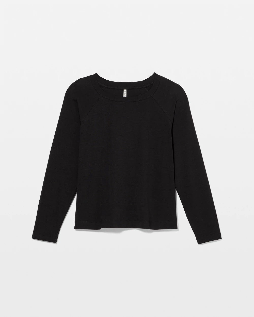 BLACK - Most Loved Cotton Long Sleeve Pajama Tee | Soma