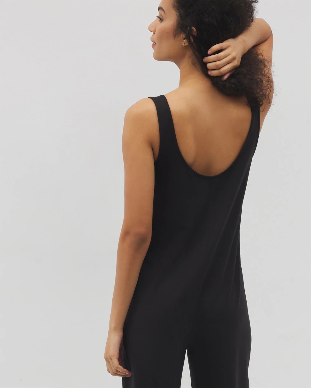 BLACK - Henley Jumpsuit | Soma