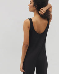 BLACK - Henley Jumpsuit | Soma