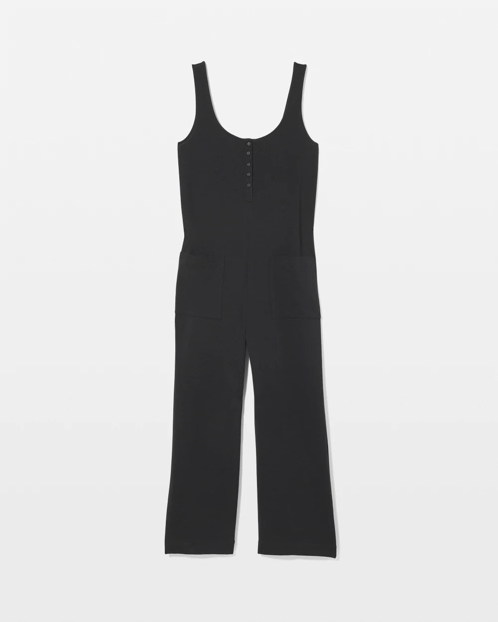 BLACK - Henley Jumpsuit | Soma