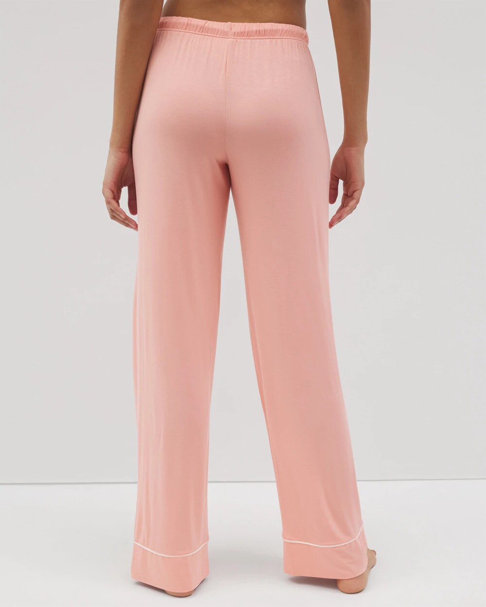 PALOMA GLOW - Solid Piped Pajama Pants | Soma