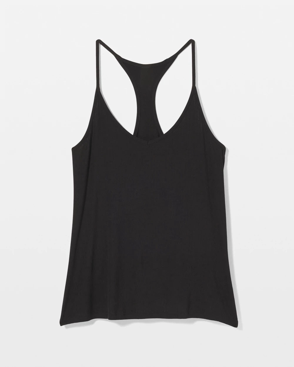 BLACK - Lightweight Rib Knit Pajama Cami | Soma