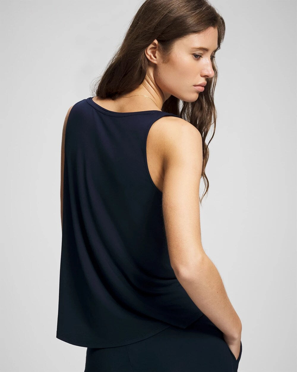 NIGHTFALL NAVY - V-Neck Pajama Tank | Soma