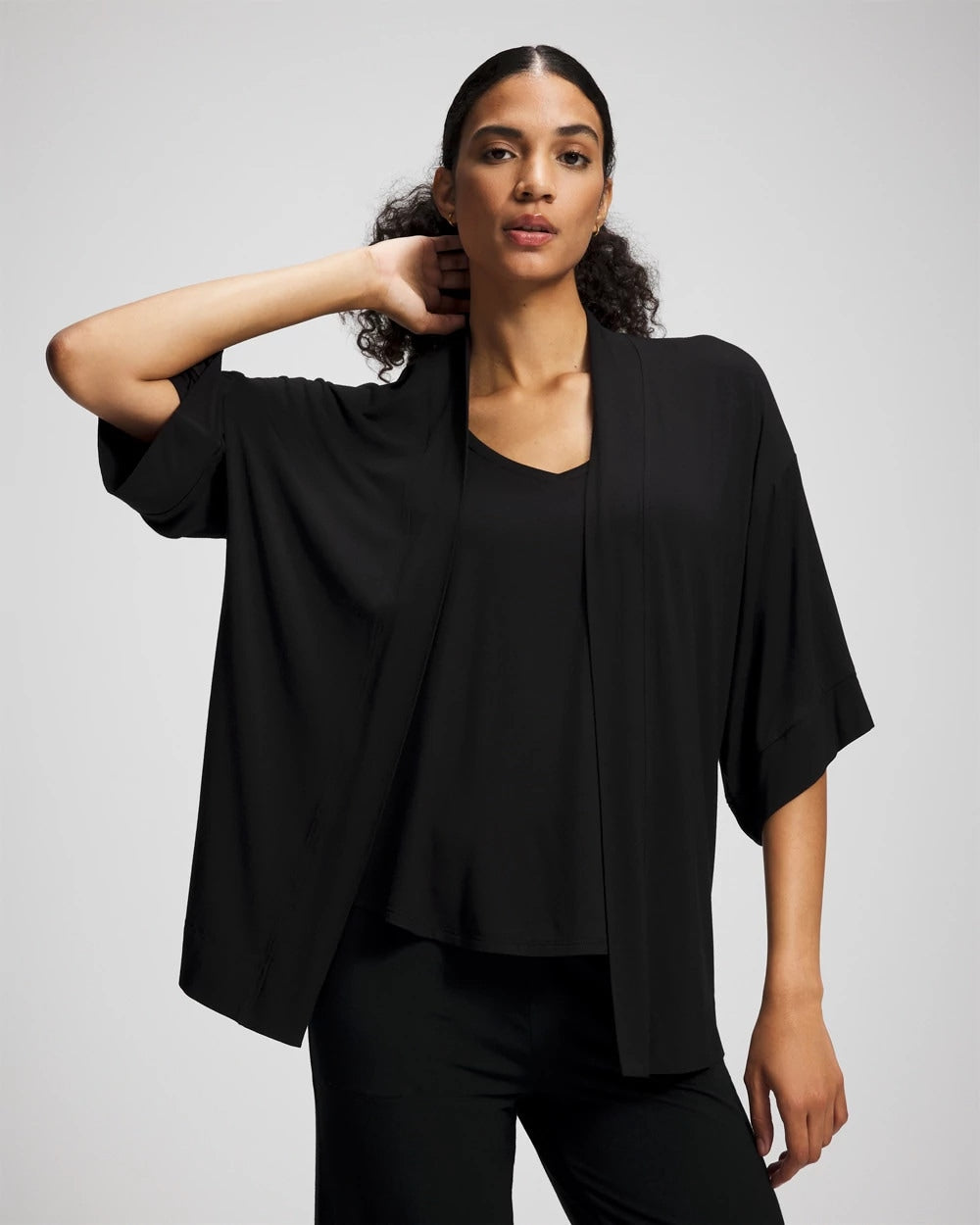 BLACK - Pajama Cardi | Soma