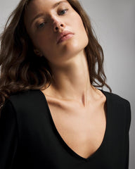 BLACK - Long-Sleeve Pajama Top | Soma