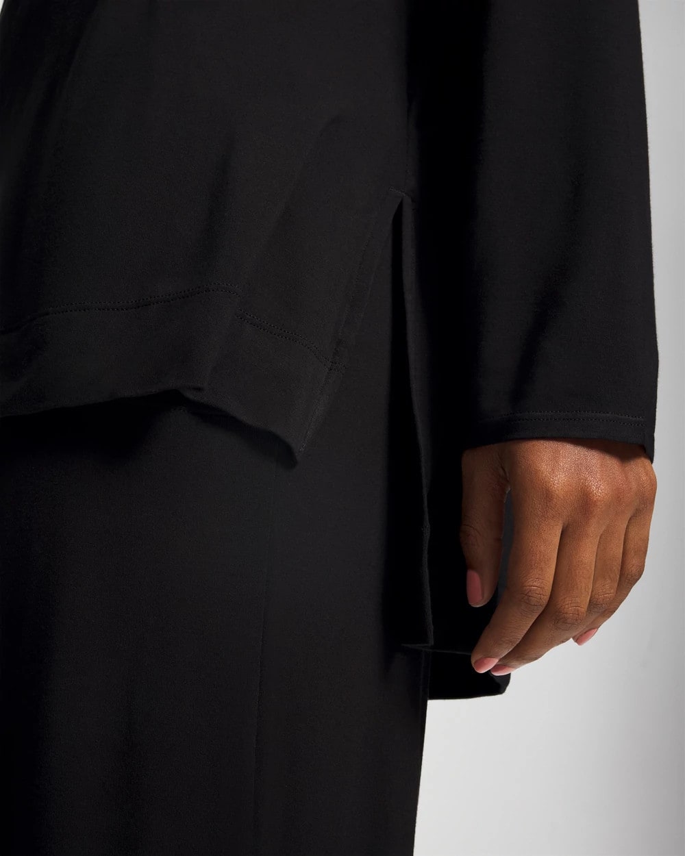BLACK - Long Sleeve Pajama Tee | Soma