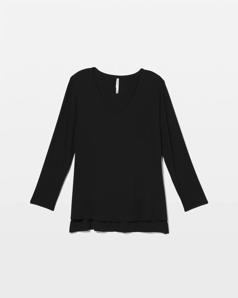 BLACK - Long Sleeve Pajama Tee | Soma