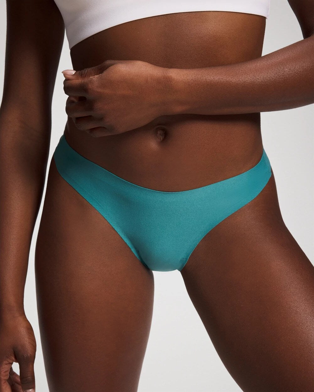 CERULEAN TEAL - Soft Stretch Thong Panty | Soma