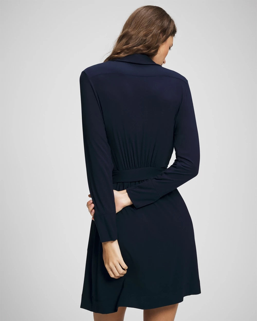 NIGHTFALL NAVY - Short Robe | Soma