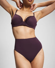 PLUM PERFECT - Tummy High-Waist Thong Panty | Soma